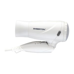 Emberton White 1600w Folding Hairdryer