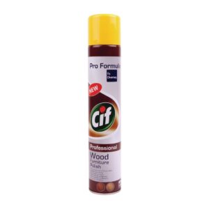 Cif Pro Formula Wood Furniture Polish Ready To Use 400ml (6 Pack)