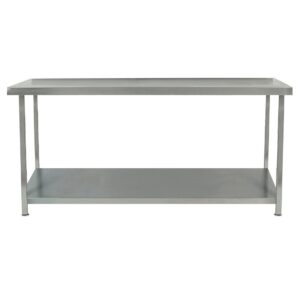 Parry Fully Welded Stainless Steel Centre Table with Undershelf 1800x700mm