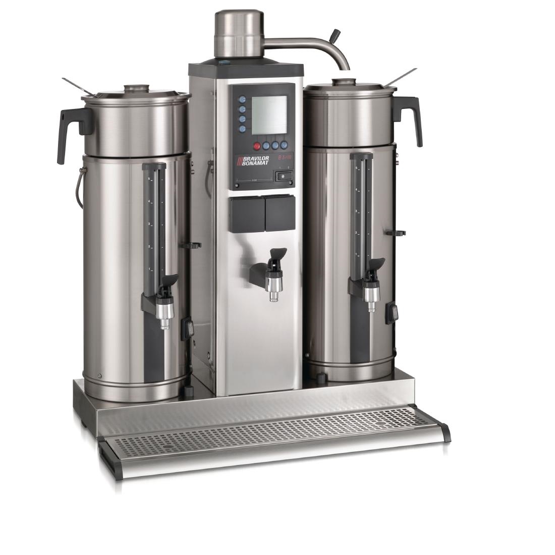 Bravilor B20 HW Bulk Coffee Brewer with 2x20Ltr Coffee Urns and Hot Water Tap 3 Phase - Image 2
