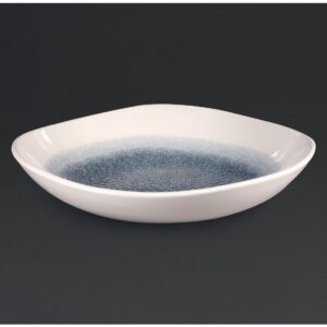 Churchill Studio Prints Raku Trace Triangular Bowl Topaz Blue (Pack of 12)