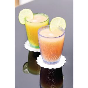 Olympia Kristallon Polycarbonate Tumbler Pebbled Blue 275ml (Pack of 6)