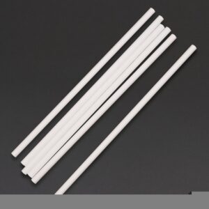 Fiesta Green Compostable Paper Straws White (Pack of 250)
