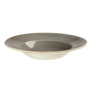 Churchill Stonecast Round Wide Rim Bowl Peppercorn Grey 277mm (Pack of 12)