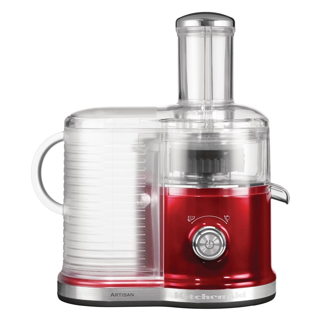KitchenAid Fast Centrifugal Juicer Candy Apple urneeds.co.uk
