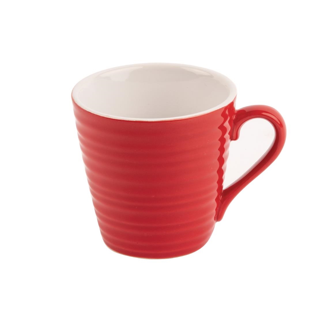 Olympia Café Aroma Mugs Red 340ml (Pack of 6) - Image 6