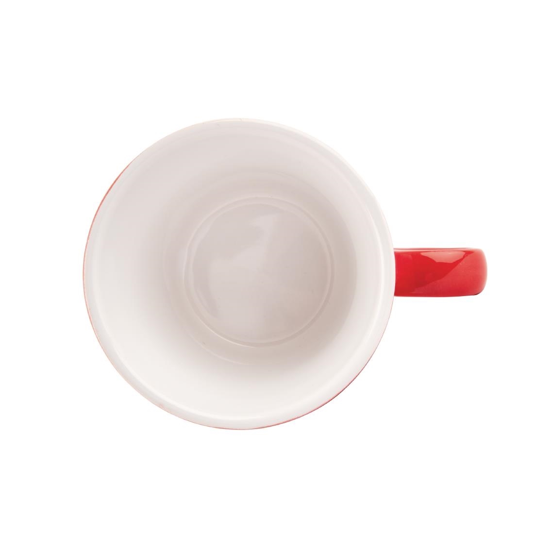 Olympia Café Aroma Mugs Red 340ml (Pack of 6) - Image 2