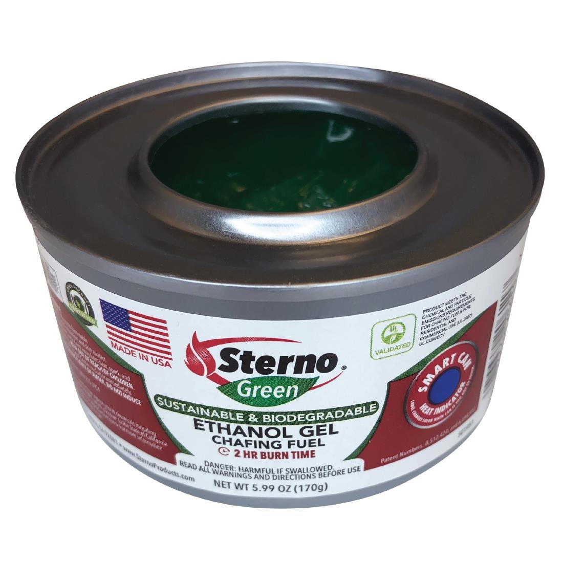 Sterno Green Ethanol Gel Chafing Fuel 2 Hour (Pack of 12) urneeds.co.uk