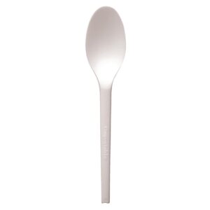 Fiesta Green Compostable CPLA Spoons White (Pack of 100)