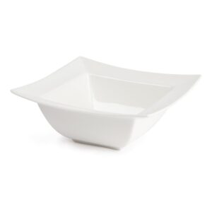 Olympia Lumina Wide Rimmed Square Bowls 260mm (Pack of 3)