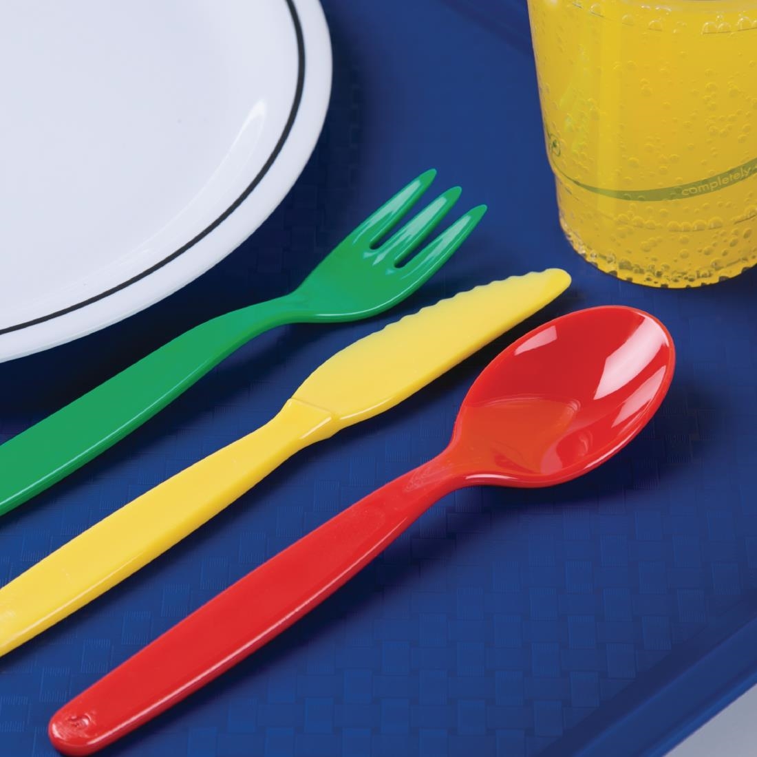 Olympia Kristallon Polycarbonate Fork Red (Pack of 12) - Image 2