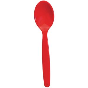 Olympia Kristallon Polycarbonate Spoon Red (Pack of 12)