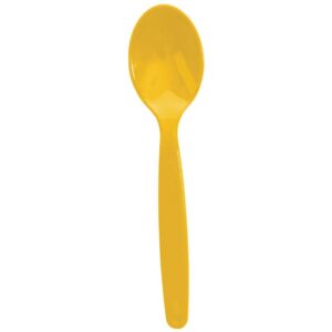 Olympia Kristallon Polycarbonate Spoon Yellow (Pack of 12)