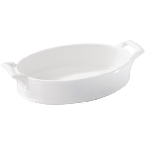Revol Belle Cuisine Deep Oval Baking Dishes White 180x 120mm (Pack of 4)