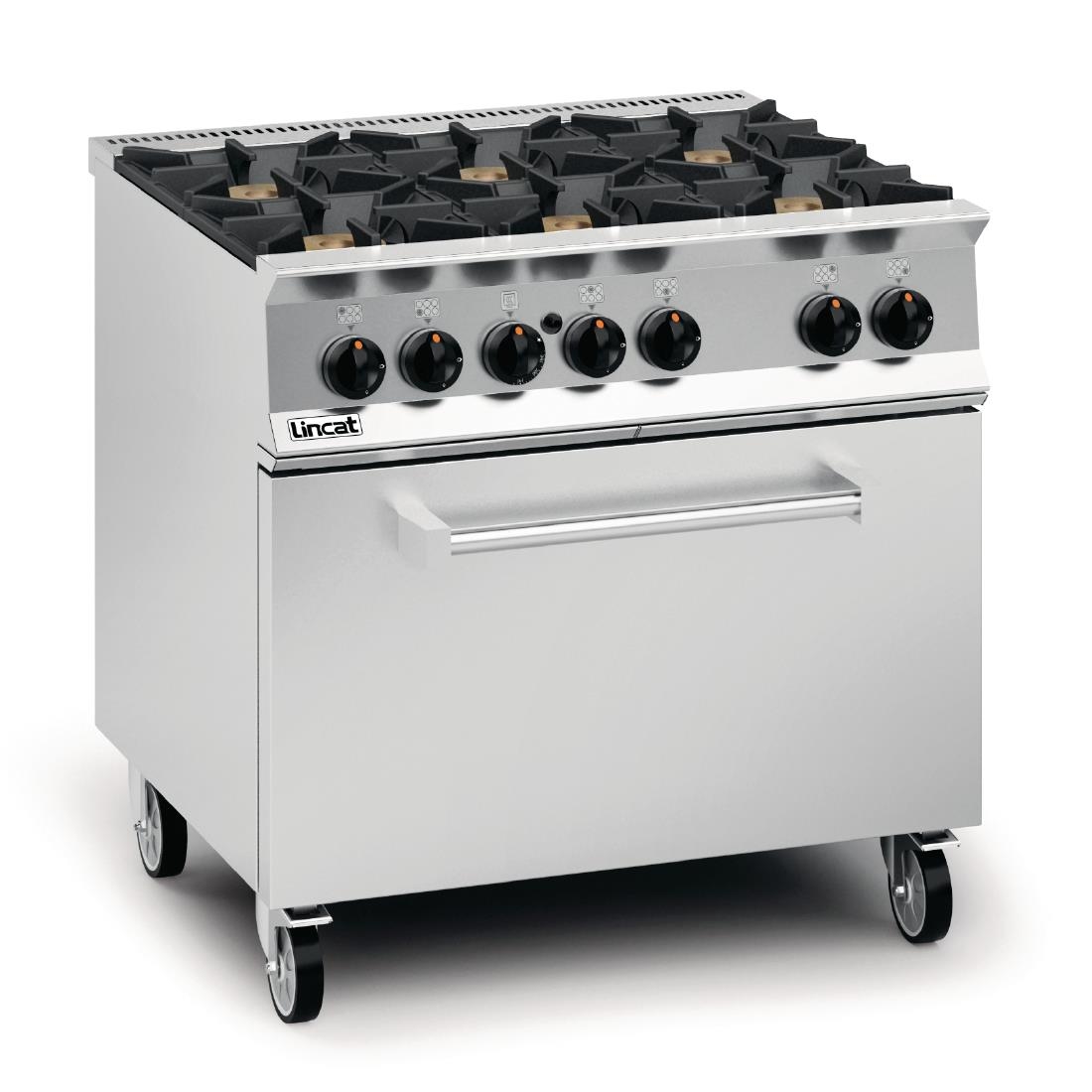 Lincat Opus 800 Natural Gas 6 Burner Range with Drop Down Door OG8002/N - Image 3