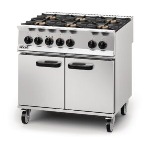 Lincat Opus 800 Natural Gas 6 Burner Dual Fuel Oven Range OD8007/N