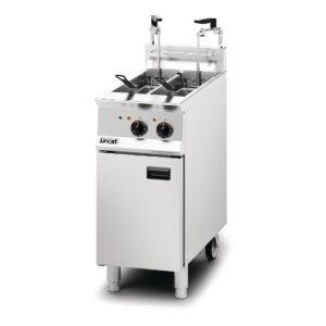 Lincat Opus 800 Twin Tank Twin Basket Free Standing Electric Filtration Fryer OE8105/OP2
