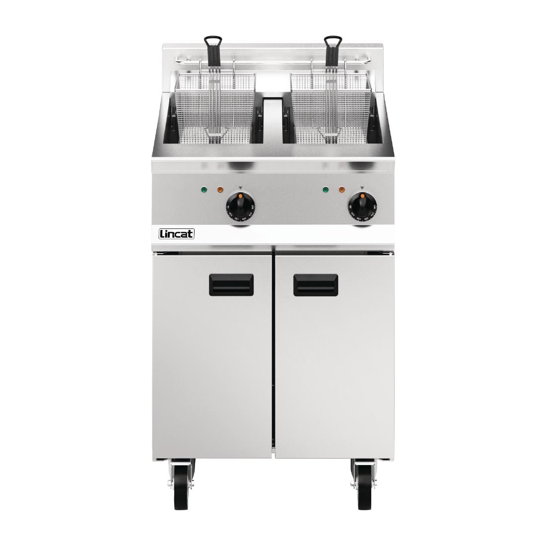 Lincat Opus 800 Twin Tank Twin Basket Free Standing Electric Fryer OE8113 - Image 2