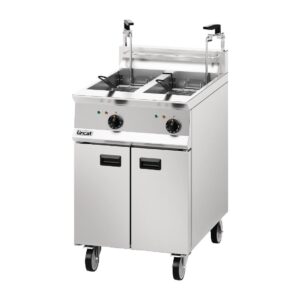 Lincat Opus 800 Twin Tank Twin Basket Free Standing Electric Filtration Fryer OE8113/OP2
