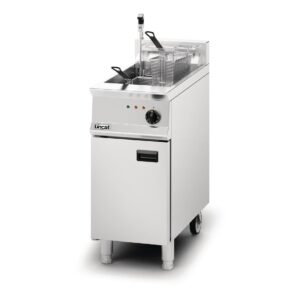 Lincat Opus 800 Single Tank Twin Basket Free Standing Electric Filtration Fryer OE8114/OP