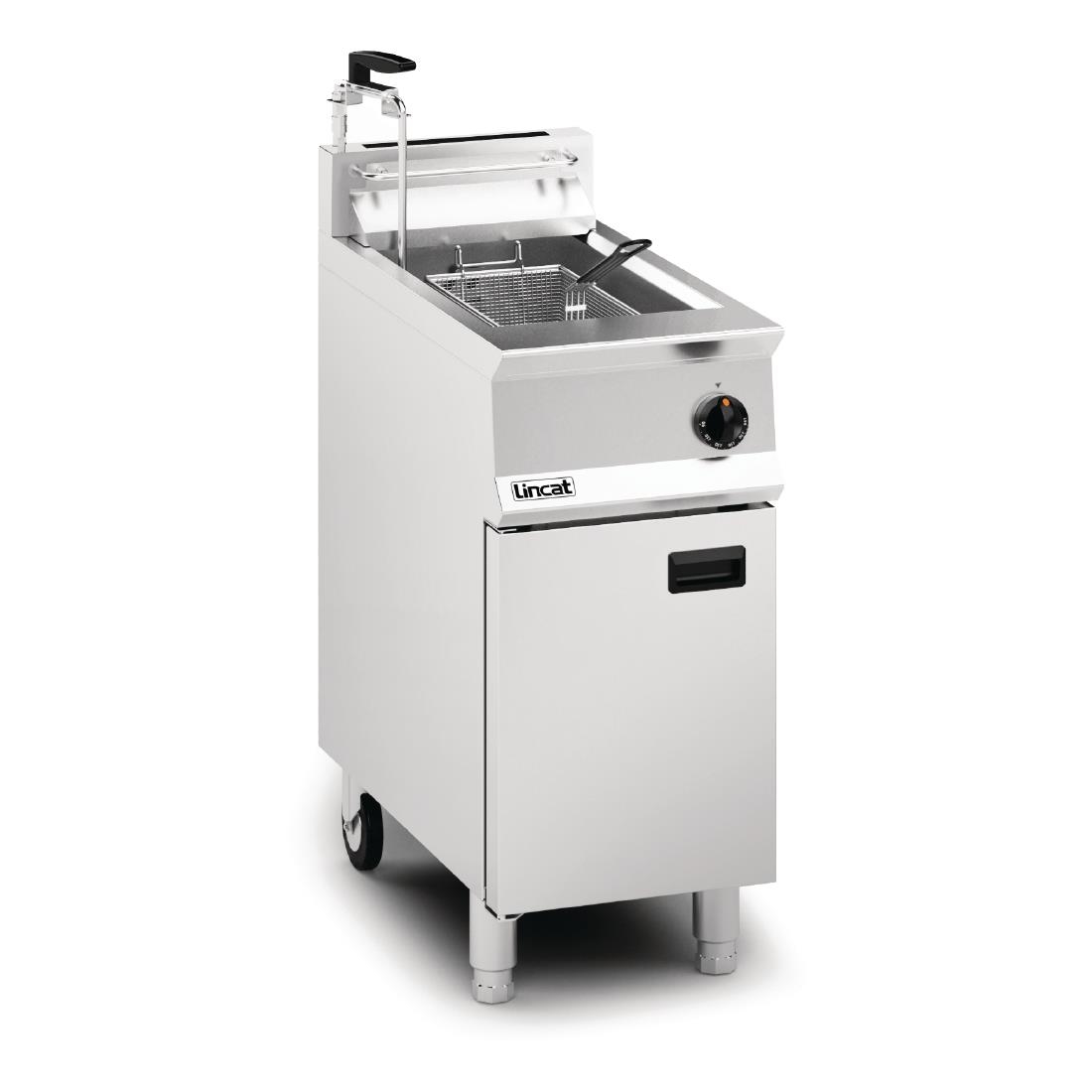 Lincat Opus 800 Single Tank Single Basket Free Standing Natural Gas Filtration Fryer OG8106/OP - Image 3