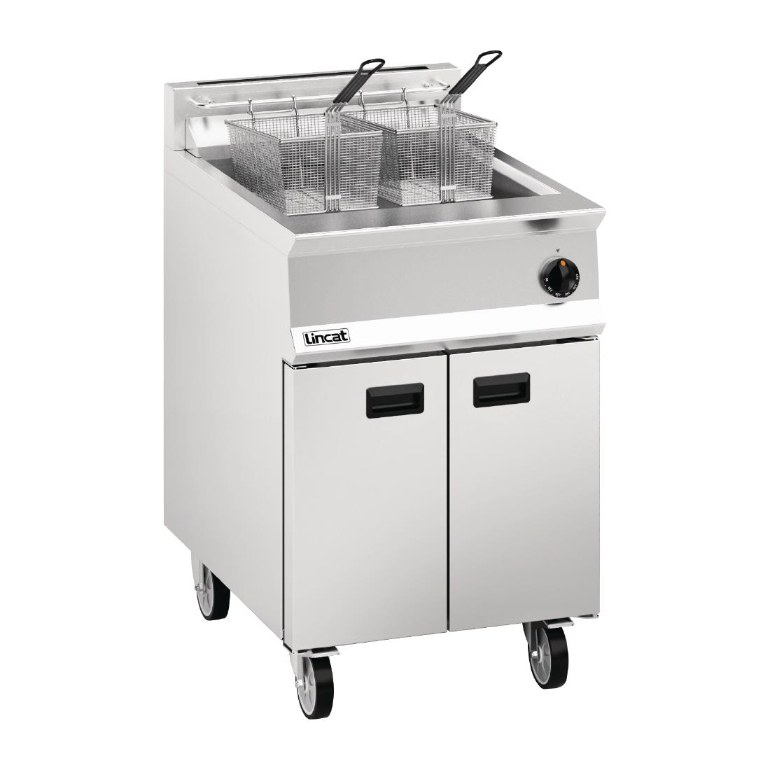 Lincat Opus 800 Single Tank Twin Basket Free Standing Natural Gas Fryer 600mm OG8107 - Image 3