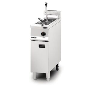 Lincat Opus 800 Single Tank Single Basket Free Standing Natural Gas Filtration Fryer OG8110/OP
