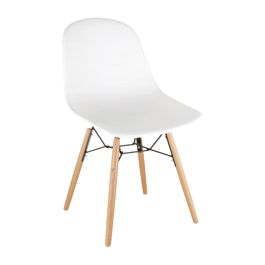Bolero Arlo Side Chair White (Pack 2) - Image 7