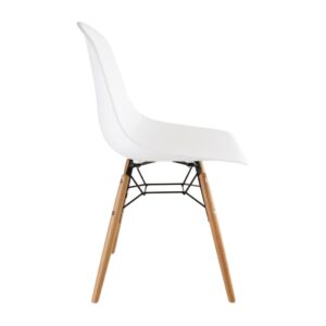 Bolero Arlo Side Chair White (Pack 2)