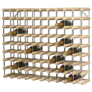Wine Rack Wooden 90 Bottle