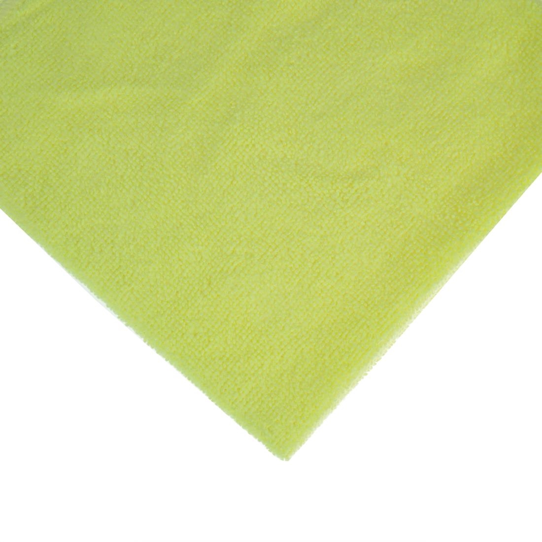 Jantex Microfibre Cloths Yellow (Pack of 5) - Image 2