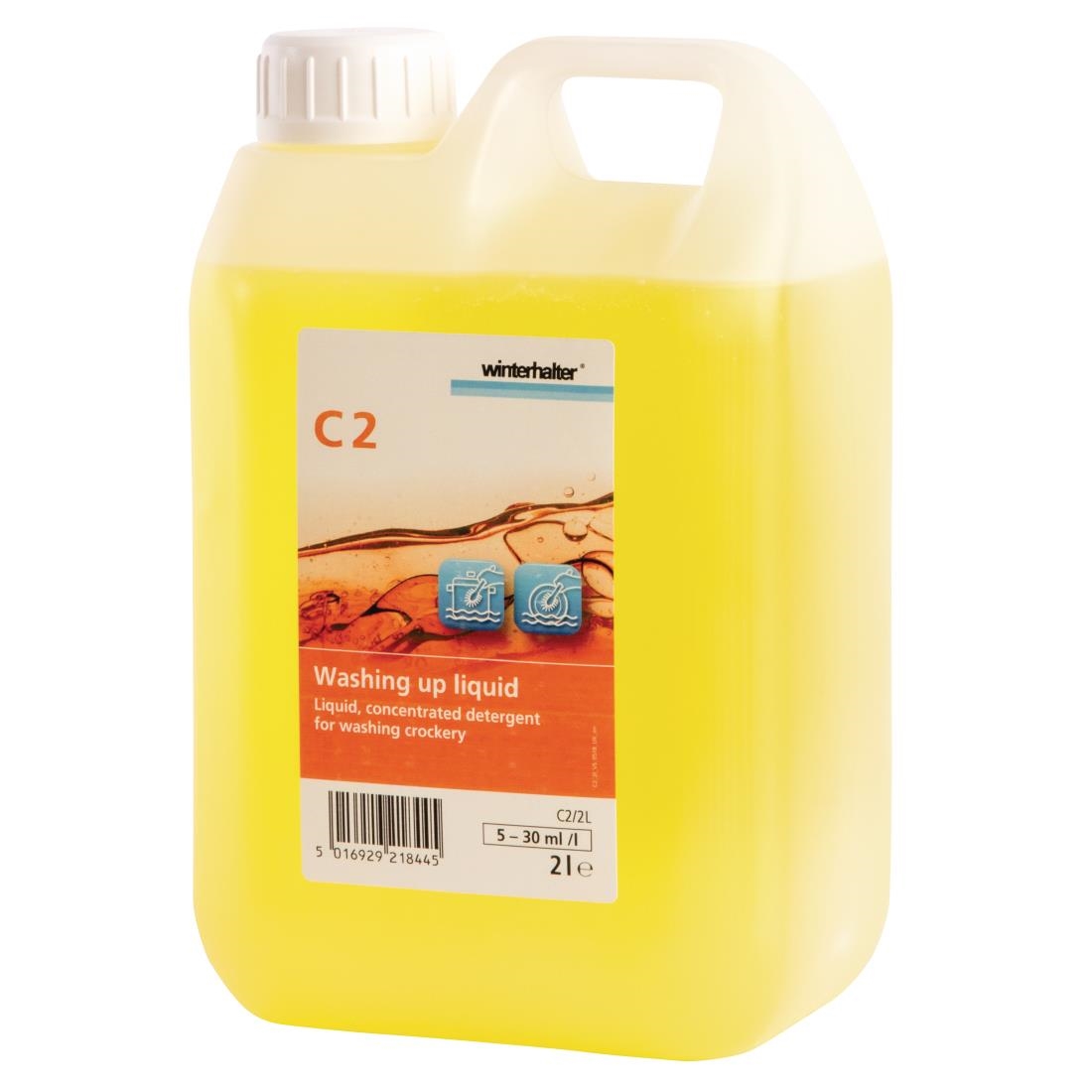 Winterhalter C2 Washing Up Liquid Concentrate 2Ltr (2 Pack) - Image 2