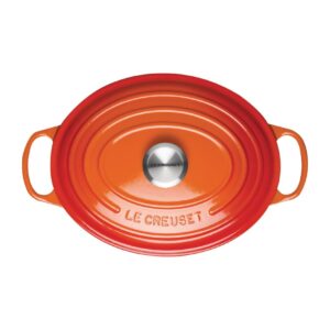 Le Creuset Cast Iron Oval Casserole 25cm 3.2L Volcanic