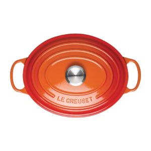 Le Creuset Cast Iron Oval Casserole 27cm 4.1L Volcanic