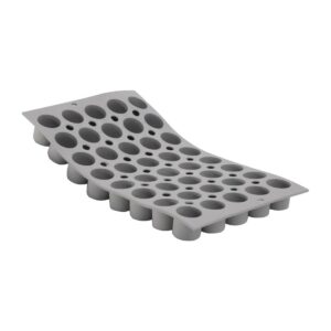DeBuyer Elastomoule Silicone Mould 40 Mini Cylinders 14ml Each