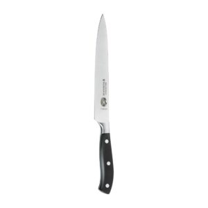 Victorinox Fully Forged Slicing Knife Pointed Tip Black 20cm