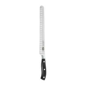 Victorinox Fully Forged Slicing Knife Fluted Blade Black 26cm