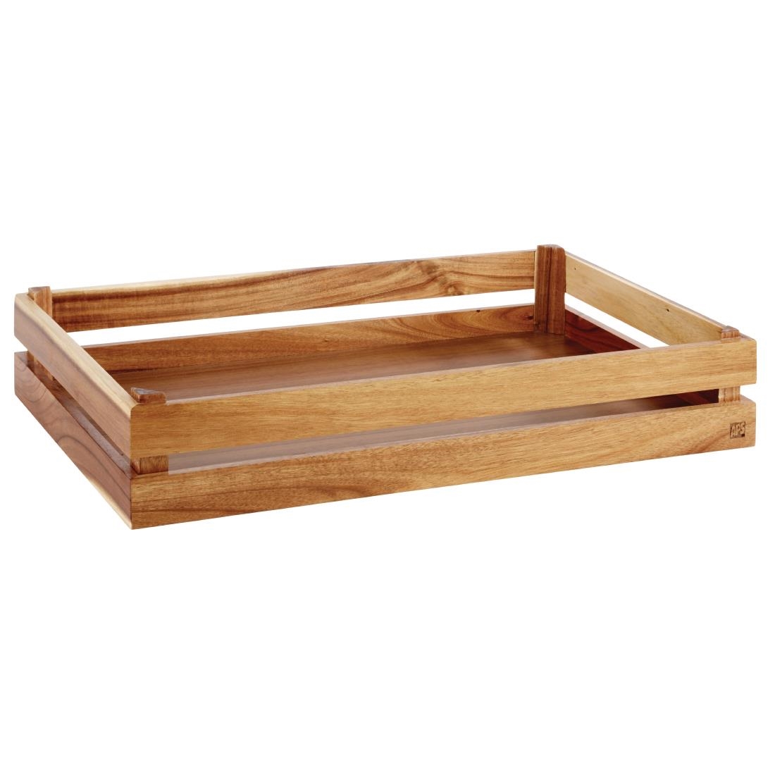 APS Superbox Buffet Crate Acacia GN1/1 - Image 3