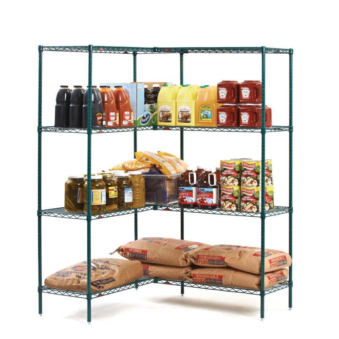 Metro Super Erecta Add-on Shelving Kit 4 Shelves 1590x1520x460mm - Image 11