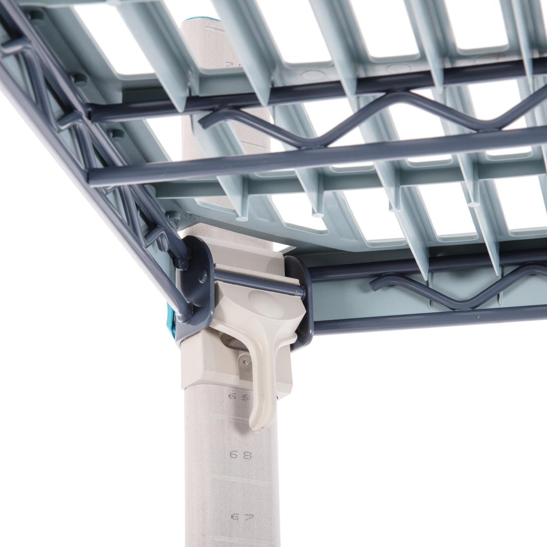 Metro Max Q Polymer Posts Shelving Add-On Kit 4 Shelves 1880x1830x610mm - Image 3