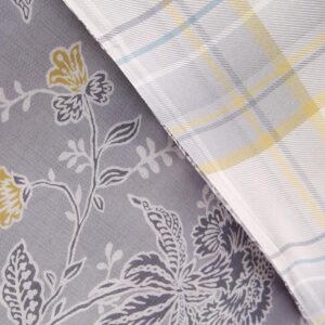 Mitre Essentials Chatsworth Hardwick Slate/Connel Slate Duvet Cover - Single