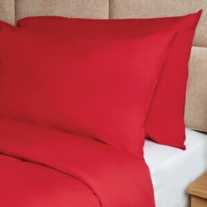 Mitre Comfort Egyptian Housewife Pillowcase Ruby
