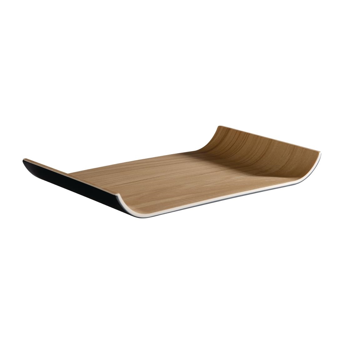APS Frida Tray Wood and Black GN 1/4 - Image 3