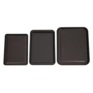 Nisbets Essentials Non Stick Baking Trays (Pack of 3)