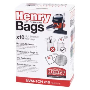 Numatic Henry Replacement Dust Bags (Pack of 10)