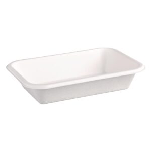 Fiesta Green Compostable Bagasse Food Trays 16oz (Pack of 50)