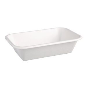 Fiesta Green Compostable Bagasse Food Trays 32oz (Pack of 50)
