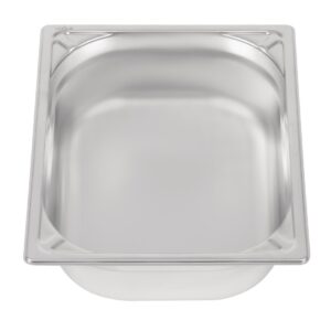 Vogue Heavy Duty Stainless Steel 1/2 Gastronorm Pan 100mm