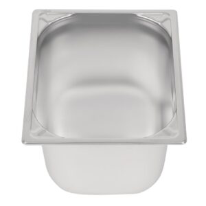 Vogue Heavy Duty Stainless Steel 1/2 Gastronorm Pan 200mm