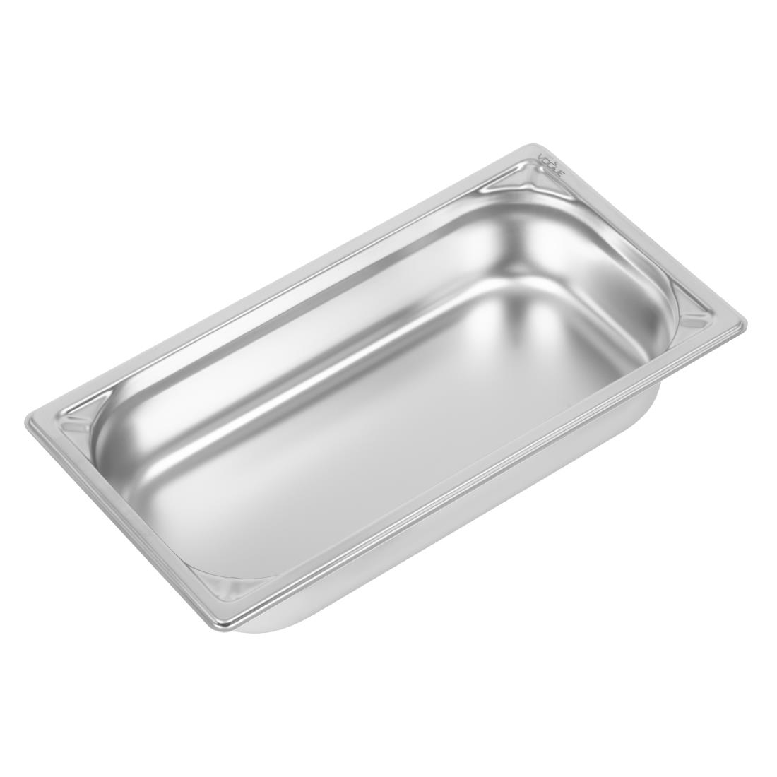 Vogue Heavy Duty Stainless Steel 1/3 Gastronorm Pan 65mm - Image 7